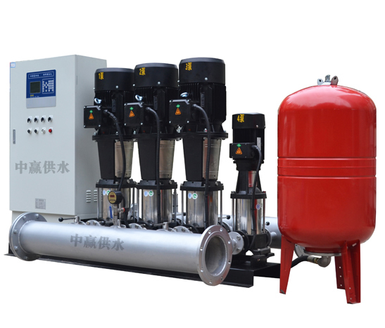 變頻恒壓供水系統(tǒng)主要由PLC、變頻器、觸摸屏、壓力變送器、動力及控制線路以及泵組組成